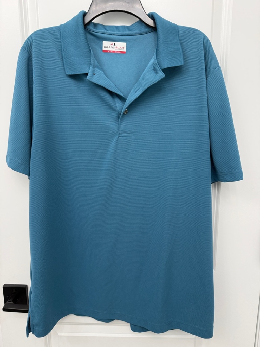 Grand Slam Men's Polo Shirt in Teal Blue